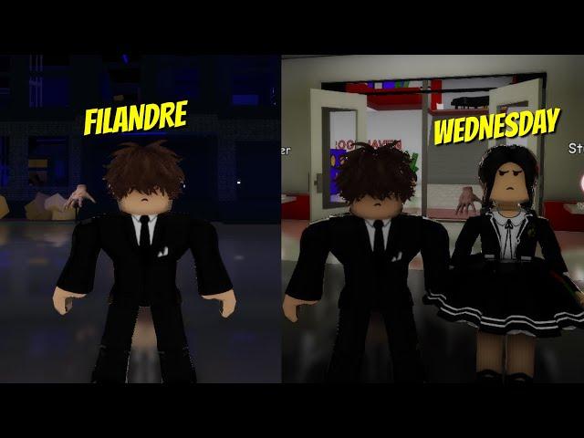 Brookhaven RP | ROBLOX | UNANG ARAW NI WEDNESDAY SA SCHOOL!