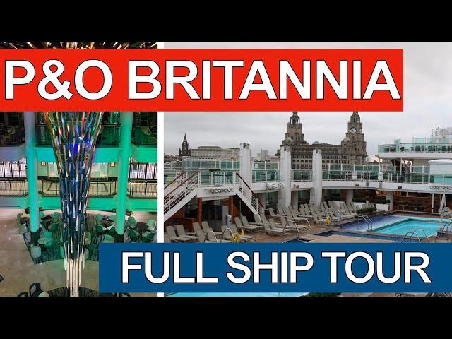 P&O Britannia Full Cruise Ship Tour!