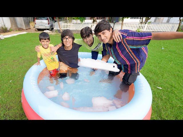 ICE BATH CHALLENGE   WITH MY BROTHERS