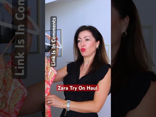Zara Try On Haul Live On My Channel Now, Don’t Miss It! #fashionshorts