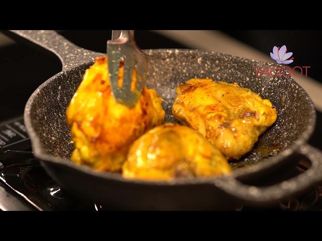 Saffron Chicken with Coriander Dip || Chicken Saffron Recipe || Yaqoot Saffron