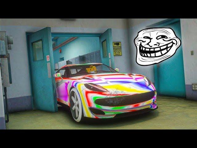 CARRERA TROLL PERO ENCUENTRO MIS PROPIAS SOLUCIONES - GTA 5 ONLINE