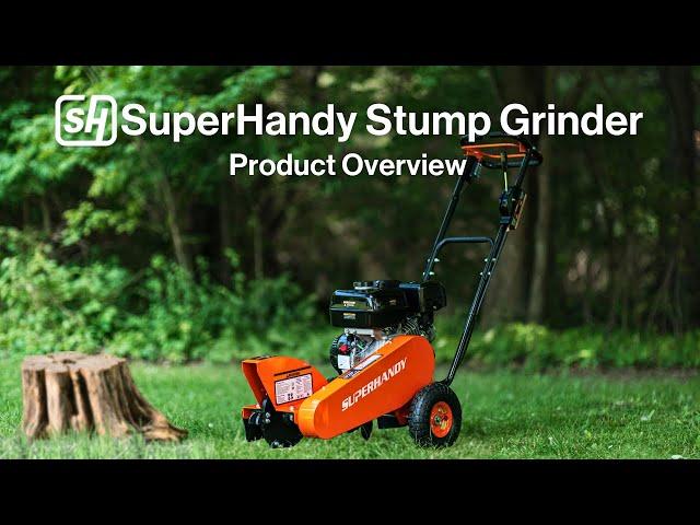 SuperHandy 9HP Stump Grinder - Tackle Tough Stumps!