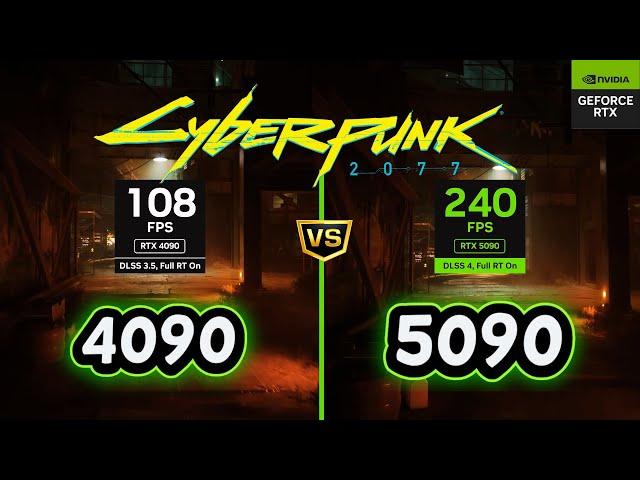 RTX 5090 vs RTX 4090 | Cyberpunk 2077 Teaser