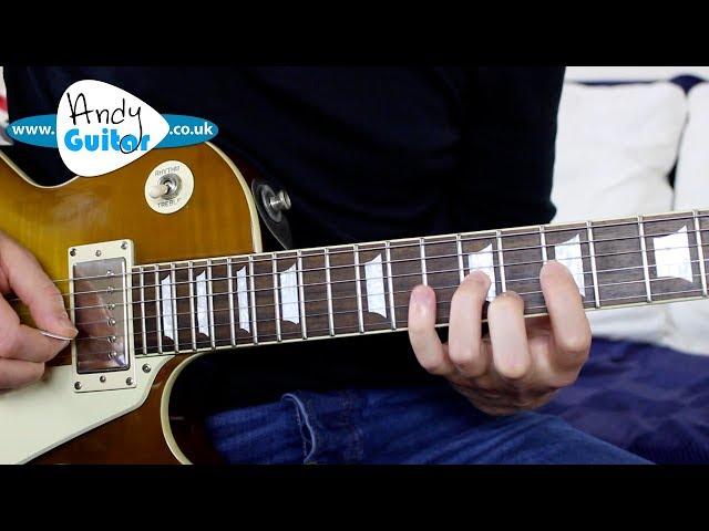 Mixing Major & Minor Pentatonic - Rock Solo Example