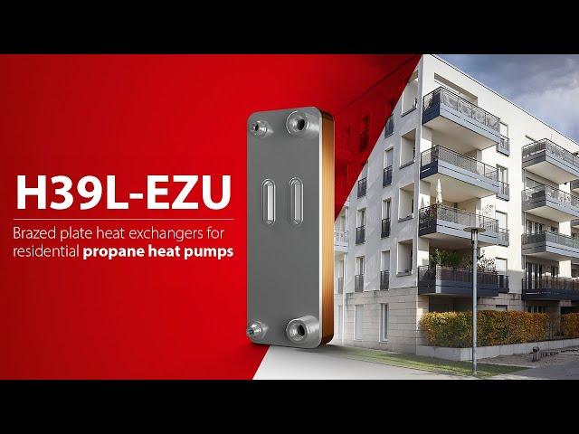 H39L-EZU Micro Plate™ heat exchanger | Danfoss solutions for propane heat pumps