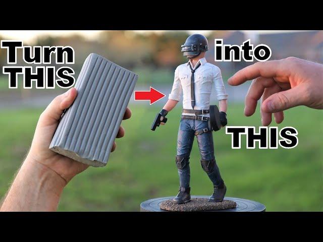 How To sculpt the PUBG guy    (from PUBG Mobile)