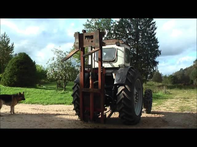 New attachment for the tractor, Forklift, Part 1