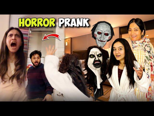 SCARY HORROR PRANK with Iqreeb In  Abu Dhabi Hotel| Dr say Bura Haal Hogya | Sistrology