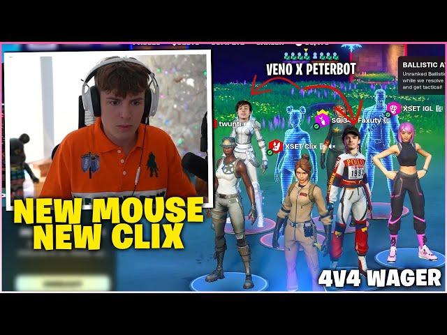 CLIX Put DOWN PETERBOT & VENO After THEY TEAM UP Against Him In 4v4 ZONEWARS Wager!