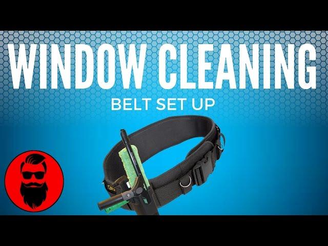 My window cleaning belt set up