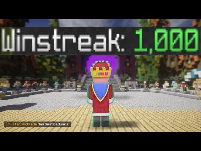 bedwars 1000 winstreak (world record)