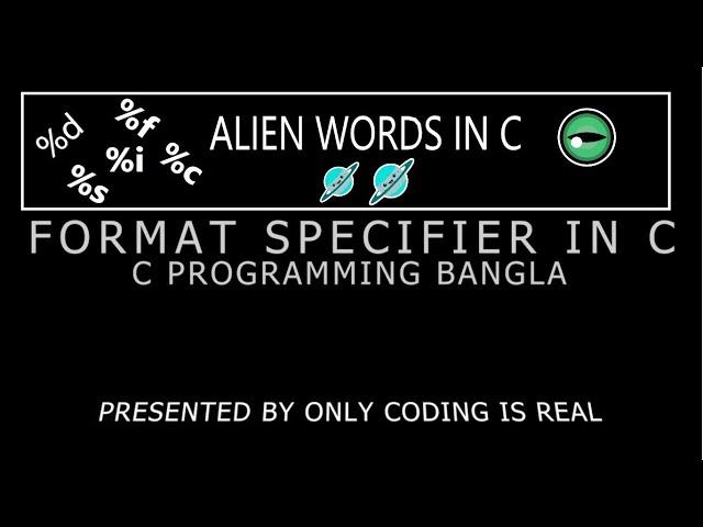 Format Specifier in C #cprogrammingbasics #cprogramming #cprogrammingbestpractices