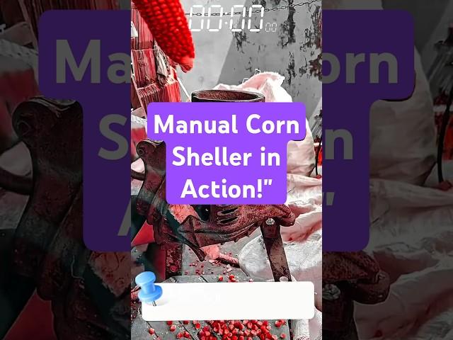 Manual Corn Sheller – Simple Hand-Crank Tool for Fast Kernel Removal