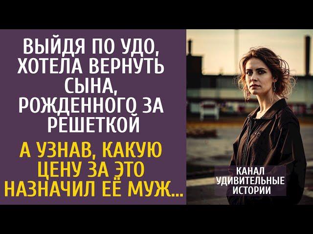 Выйдя по УДО хотела вернуть сына, рожденного за решеткой… А узнав, какую цену за это назначил её муж