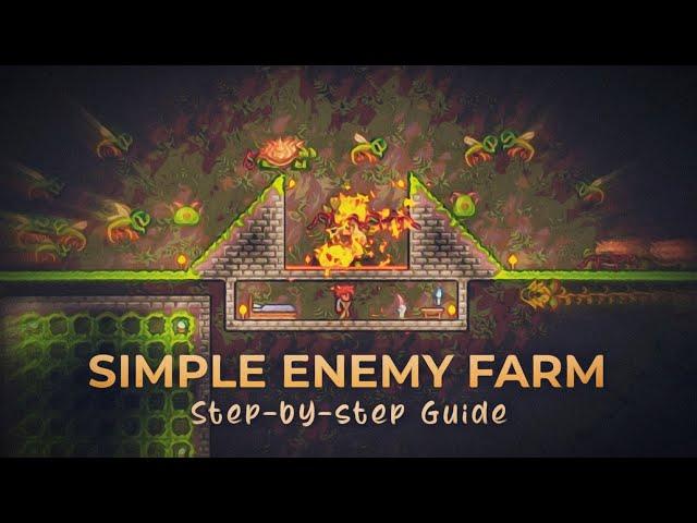 Simple Enemy/Mob Farm (Step-by-Step) - Terraria 1.4.4.9