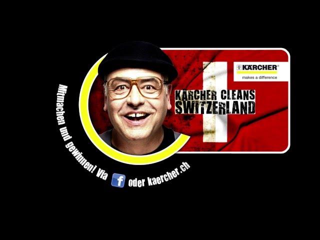 Kärcher cleans Switzerland - Rolf Schmid präsentiert Kärcher Sortiment