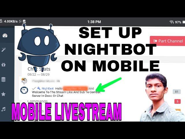 How To Add Nightbot On Youtube Live Stream In Mobile | Malayalam |