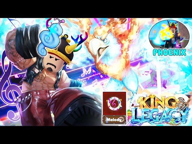 Roblox - UPDATE 8 TRÁI ÁC QUỶ MELODY THẦN THOẠI MỚI VÀ PHƯỢNG HOÀNG PHOENIX THỨC TỈNH - KING LEGACY