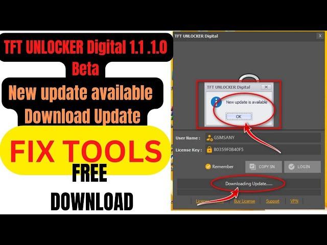 TFT UNLOCKER Digital 1.1 .1.0 Beta=New update Available-Download Update-Fix Tools