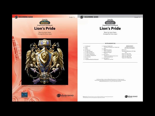 Lion's Pride (from World of Warcraft), arr. Victor López – Score & Sound