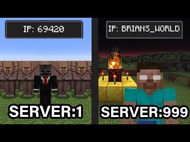 I Joined EVERY Minecraft Server.. Here's What Happened..