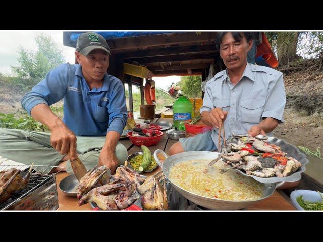 Tiếp Anh Toàn Nông Dân Với Món Vịt Lai Nướng Mọi, Ếch Đồng Lẩu Chao Sương Sương |T558