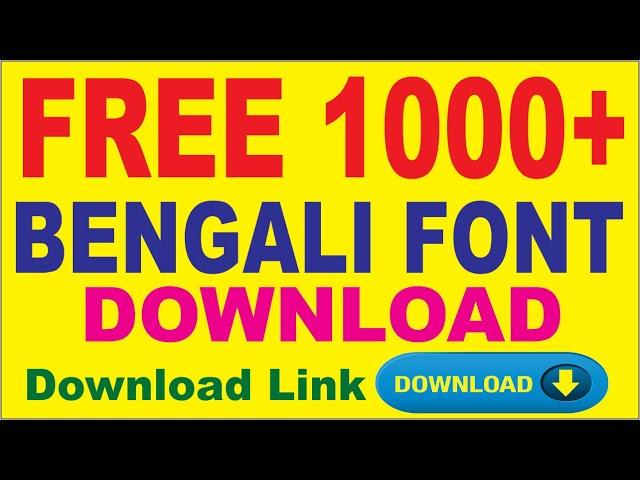 Download 1000+ Bengali Font for Free