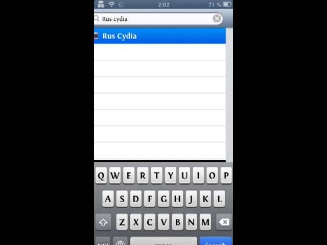 как русифицировать Cydia