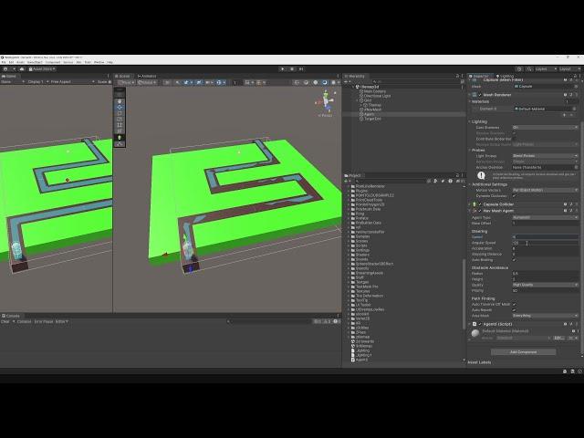 Using 3D prefabs with Unity Tilemap and bake Navmesh Surface