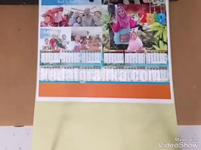 Kalender Meja Ekonomis Kedai Grafika