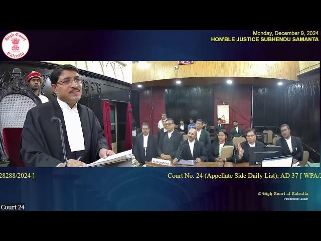 09 December 2024 | Court No. 24 | Live Streaming of the Court proceedings.