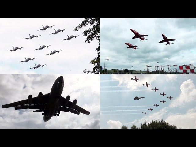 Awesome Low Flybys Over The Tree Tops 