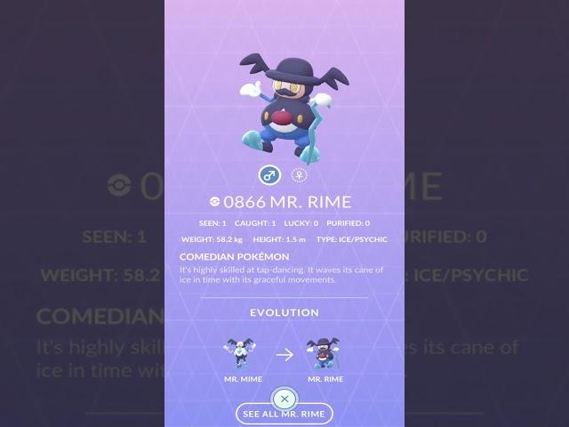 Pokedex: Pokemon GO-Mr. Rime