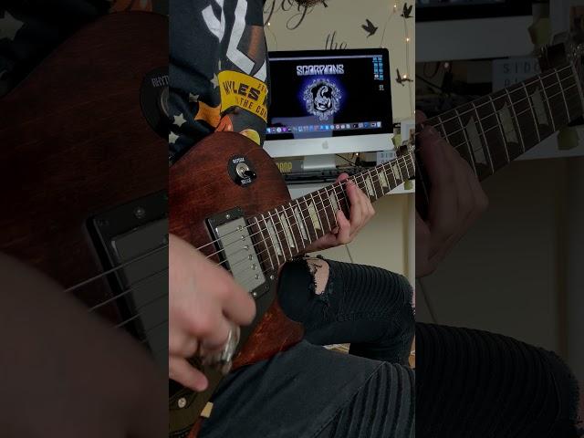 WIND OF CHANGE - SCORPIONS | Guitar Solo By Sidos Riffs | #Shorts