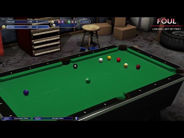 Virtual Pool 4 (2023) - Gameplay (PC HD) [1080p60FPS]