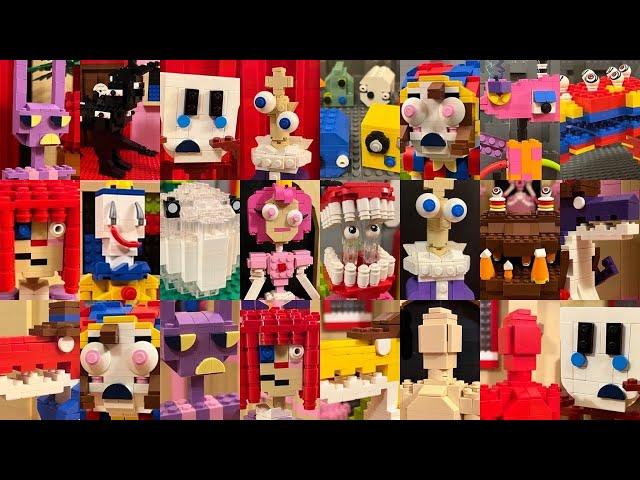 All LEGO THE AMAZING DIGITAL CIRCUS creatures | Glitch World 1 & 2 Compilation!