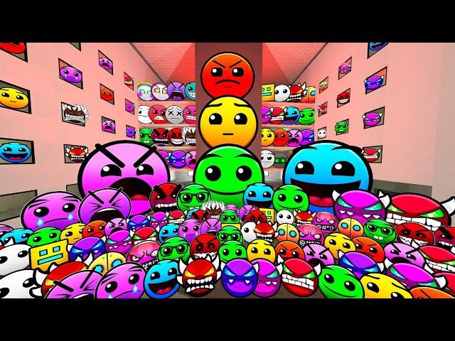 All Full Lobotomy Nextbots, Geometry Dash Emojis Faces, Angry Munci Family Nextbots Full Hotel Gmod