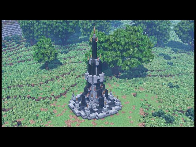 How to build a fountain in Minecraft | Fantasy style | Minecraft Tutorial