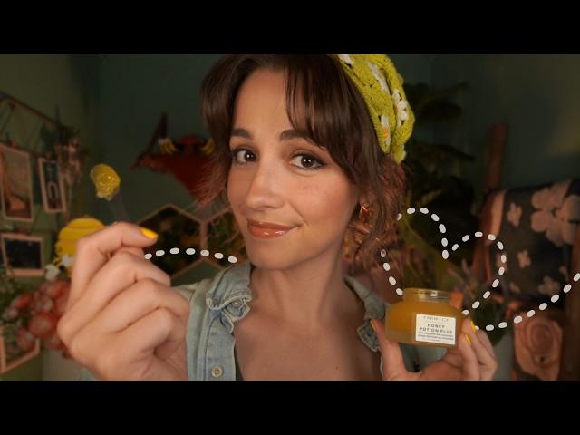 ASMR | Honey Spa Treatment  (layered sounds, personal attention)