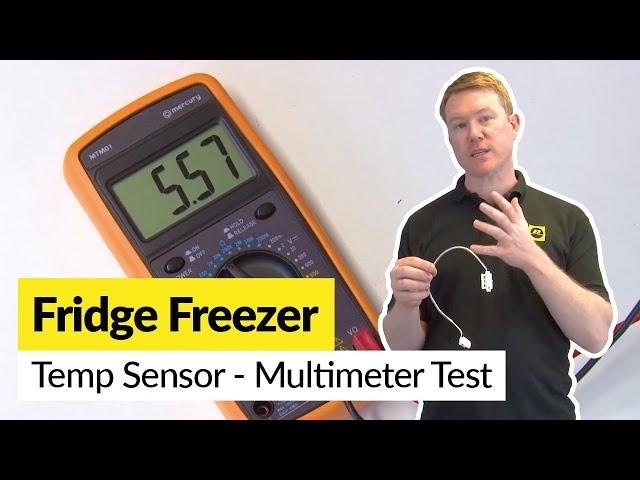 Fridge Temperature Sensor Replacement & QUICK Multimeter Testing!