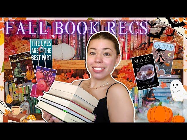 FALL BOOK RECOMMENDATIONS the ULTIMATE reading list for spooky season & halloween