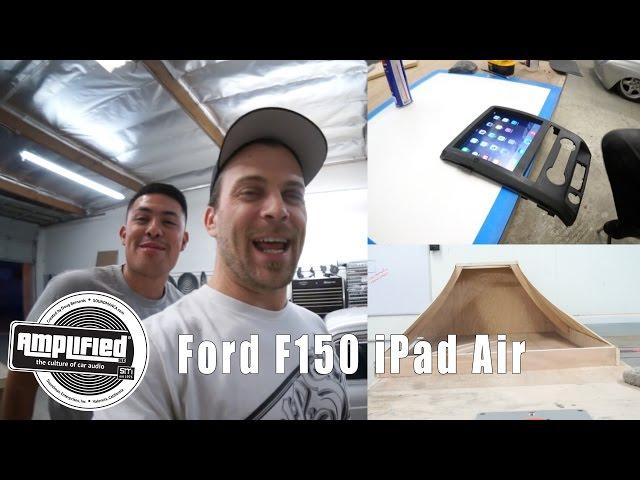 iPad Air installed into Ford F150 Dash Kit