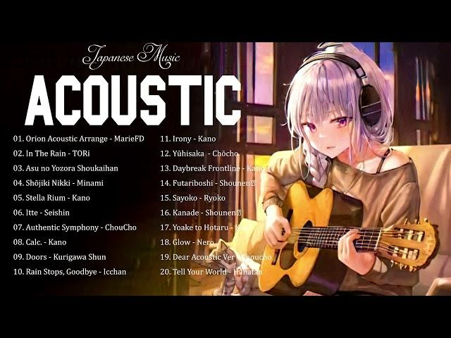 Best Acoustic Japanese Song  Relaxing Japanese Acoustic Music