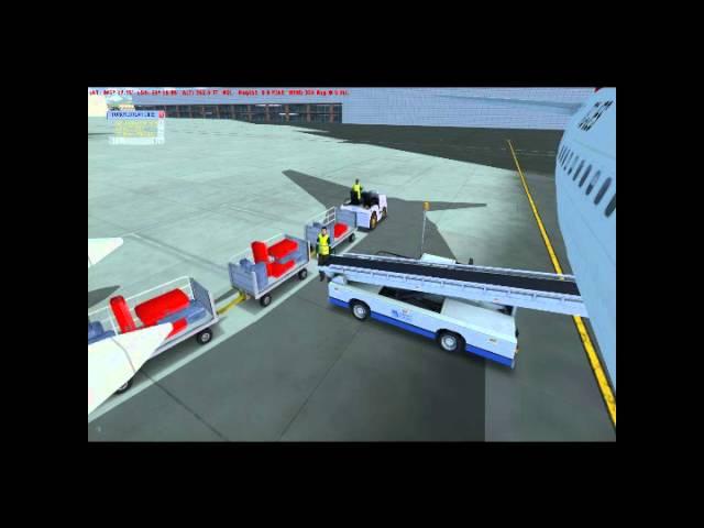 GSX Ground Service for FSX Demo Video