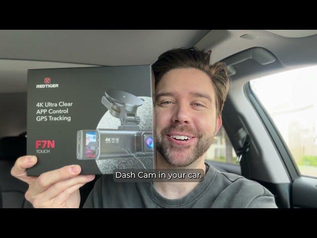 REDTIGER F7NT Touch Screen 4K Dash Cam Install