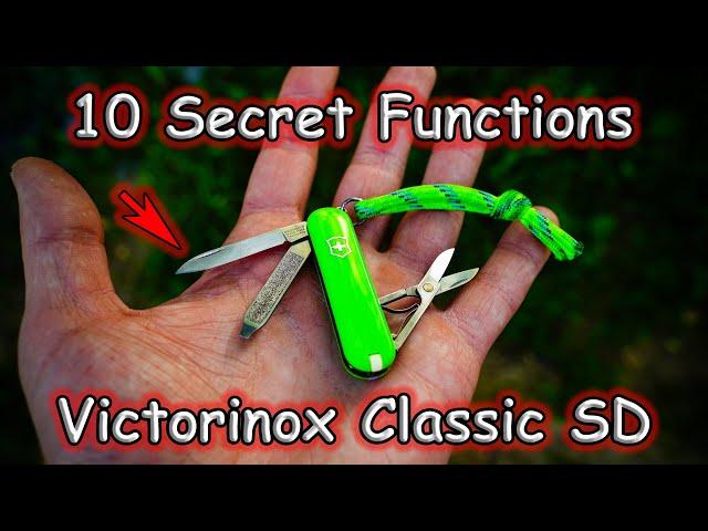 10 Secret Functions of the Mini Swiss Army Knife Victorinox Classic SD