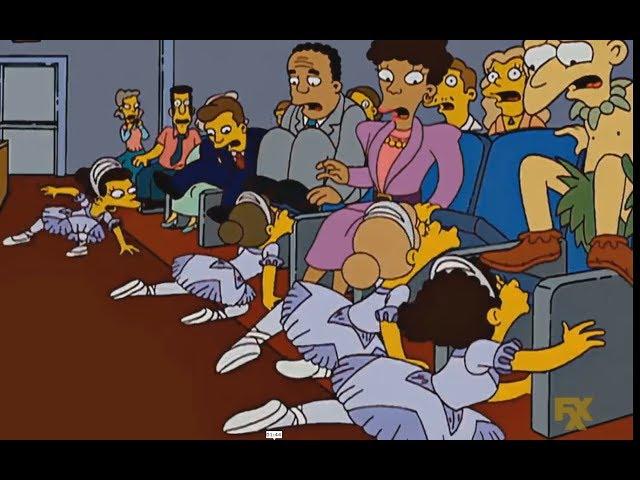 The Simpsons - Bale Dance Crew Addicted To Cigarettes!