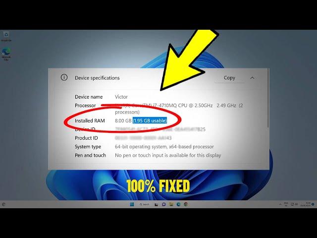 Fix All RAM Not Fully Usable in Windows 11 / 10 / 8 / 7 | How To Make Installed ram full usable % 