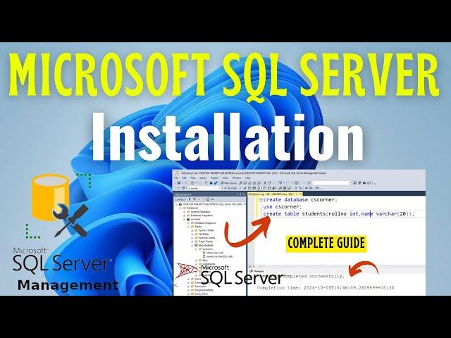 How to Install Microsoft SQL Server 2022 & SSMS  22.2 on Windows 11 [2024] | MS SQL Server 2022